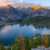 BULLFROG LAKE AT SUNRISE