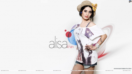 alisa - hat, tshirt, beauty, model