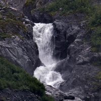 Waterfall at Chugach National Forest