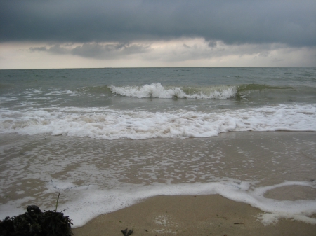 Sea - beach, sky, sea, clouds