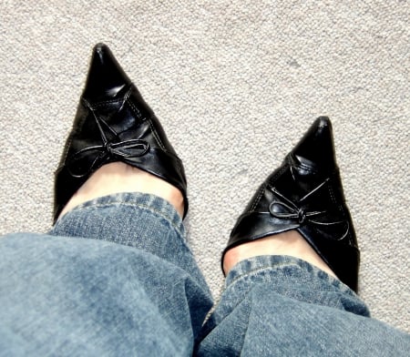 Pointy Vamps - Vamps, Stilettos, Pointy Toes, Feet, Heels, Denim