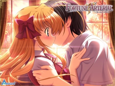 Anime Sweet Kiss - anime, kiss, couple