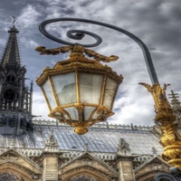 	paris street lamp