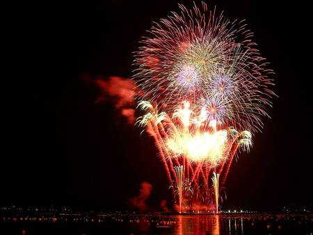 Lightning Fireworks - celebrate, new year, sky, night, fireworks