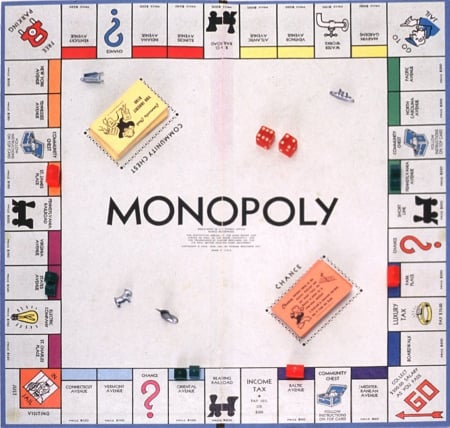 Monopoly - board games, games, parker brothers, monopoly