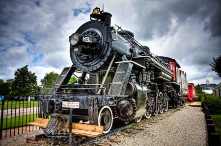 Steam Machine - locomotive, train, vintage, museum