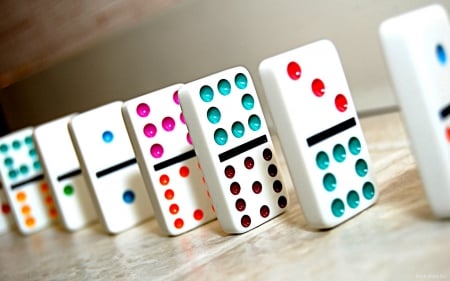 Dominoes - dice, dominoes, board games, games