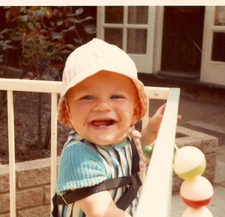 captive baby - playpen, captive, baby, hat