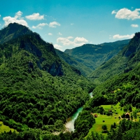 Durdevica Tara View from Bridge