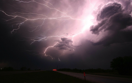 Lightning! - nature, night, lightning, storm