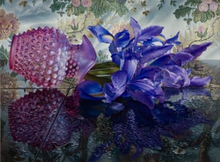 Still Life - flowers, purple, still life, soft