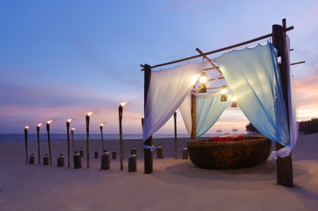 Romantic Beach Dining