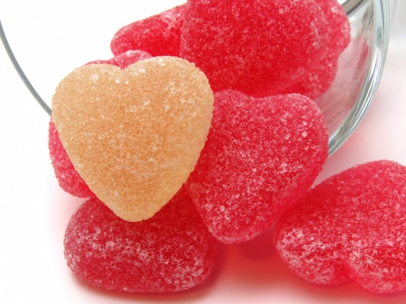 Jelly Candies - sweet, jelly, candies, heart