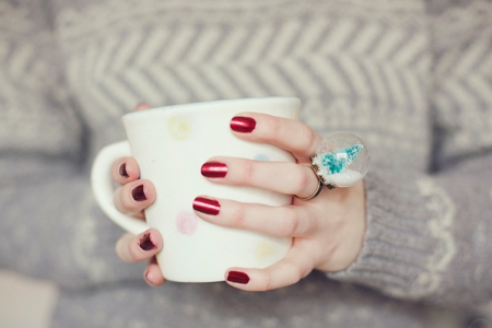 Warm cup of Coffee - hands, cup, soft, coffee