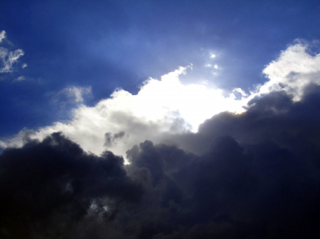 Art in the sky - ble, clouds, nature, photography, sunshine, art, sky