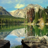 LEIGH LAKE, WYOMING