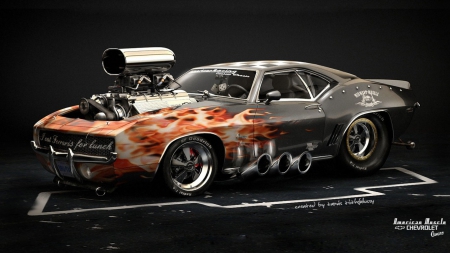 Camaro - drag, chevrolet, modified, camaro