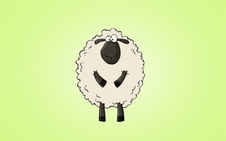 SHeep - fur, Sheep, art, funny