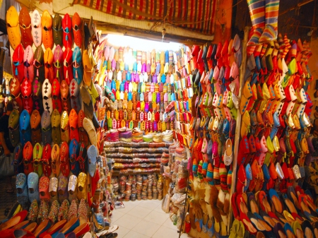 Colourful Shoes - textile, shop, colourful, shoes