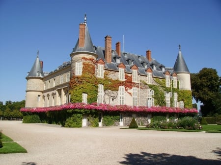 rambouillet castle - rambouillet, tracos, france, castle, architecture, monuments