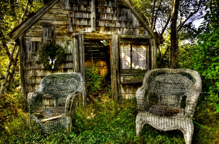 OLD CHAIRS at the BARN