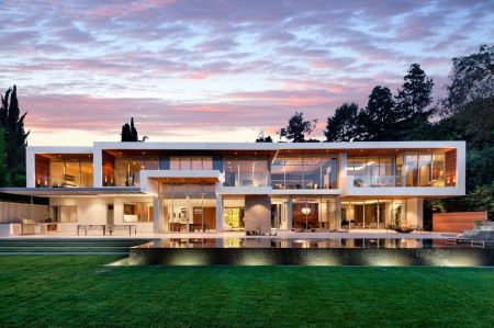 Contemporary Mansion California - la, california, paradise, los angeles, tropical, sunset, contemporary, villa, exotic, luxury, modern, america, architecture, mansion, usa