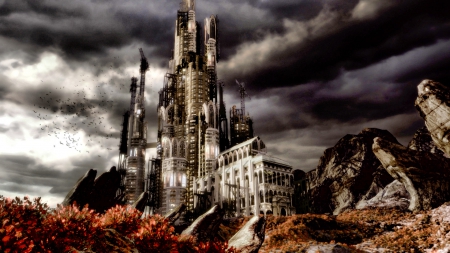 Dark Tower - HDR, Tower, 3D, Dark