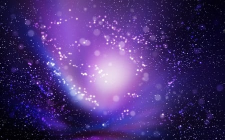 Purple - space, purple, pink, light, abstract, blue