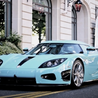 baby blue koenigsegg agera r