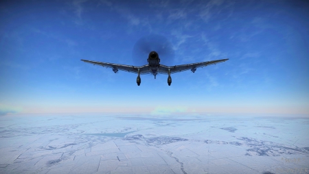 WT - bomber, junkers, war, snow