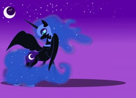 Nightmare Moon - pony, friendship is magic, my little pony, crescent moon, nightmare moon