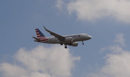 Airbus A319 - aircraft, sky, plane, airplane, airbus a319