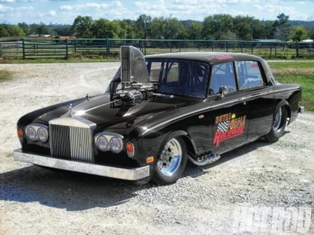 '76 Rolls Royce - Rolls Royce, Roll Cage, Black, Classic