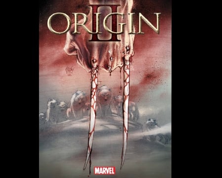 Origin 2 - blood, wolverine, comic book, marvel, wolves