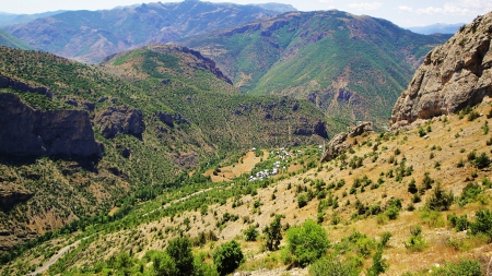 nord east turkey - caves, summer, mountain, green