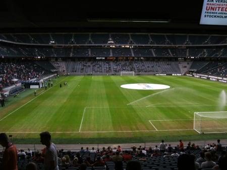 Friends arena - green, solna, aik, stockholm