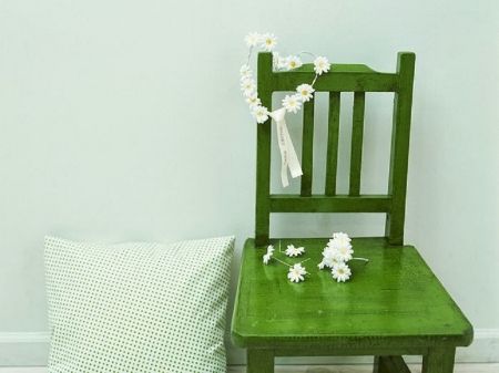 lovely still life - abstract, green chair, photography, still life, lovely