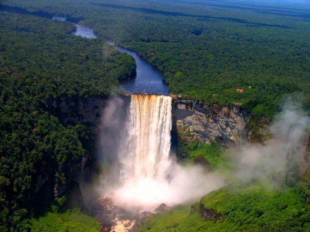 Kaieteur Falls, Guyana - nature, waterfalls, forest, guyana