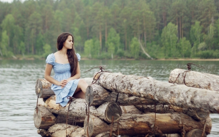 Model - wood, tree, people, model