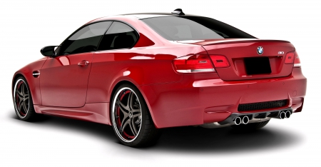 BMW M3 Coupe - m3, car, red, tuning, bmw, auto