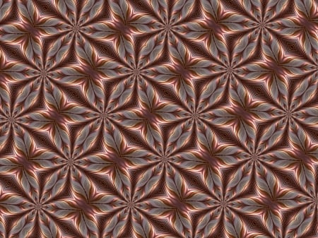 Brown abstract - abstract, silk, pattern, stars, Brown