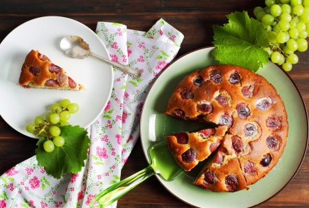 plum cake - abstract, photography, plate, SkyPhoenixX1, picture, plum, plum cake, cake, wallpaper