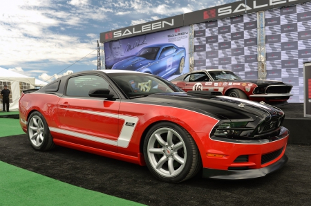 Saleen revives Heritage Collection with 2014 George Follmer Edition Mustang - red, ford, black, 2014, classic