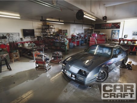 1986 Chevrolet Camaro - bowtie, garage, gray, gm