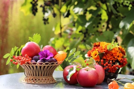 *** Still life *** - flower, vegetables, flowers, fruits, nature