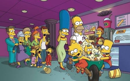 Simpsons - tv series, entertainment, funny, simpsons