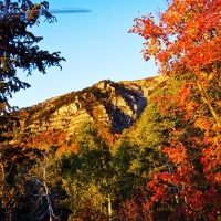 Fall behind Squaw Peak