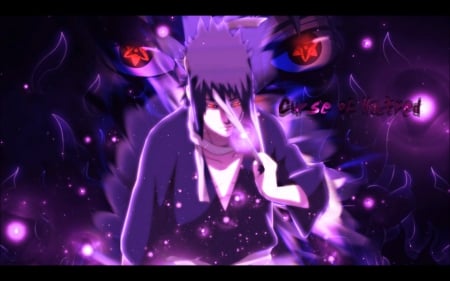 Curse of hetred - sasuke, naruto, anime, cool