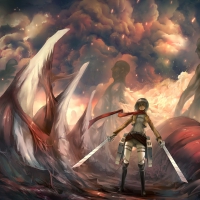 Mikasa Vs. Titans