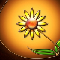 Gold flower